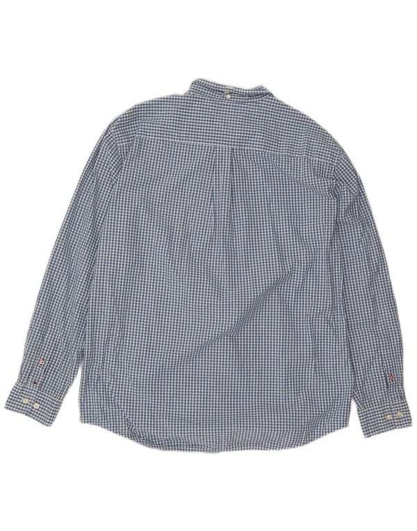 Tommy Hilfiger Ανδρικό πουκάμισο Classic Fit XL Blue Gingham Cotton