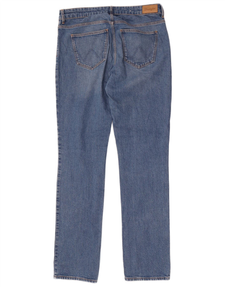 Γυναικείο ίσιο τζιν Wrangler W30 L32 Μπλε βαμβακερό