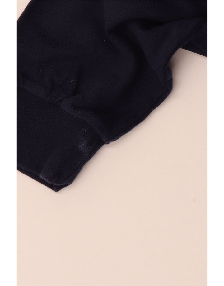 SUPERDRY γυναικείο μπλουζάκι ράγκμπι πόλο μεγάλου μεγέθους Crop UK 12 Medium Navy Blue