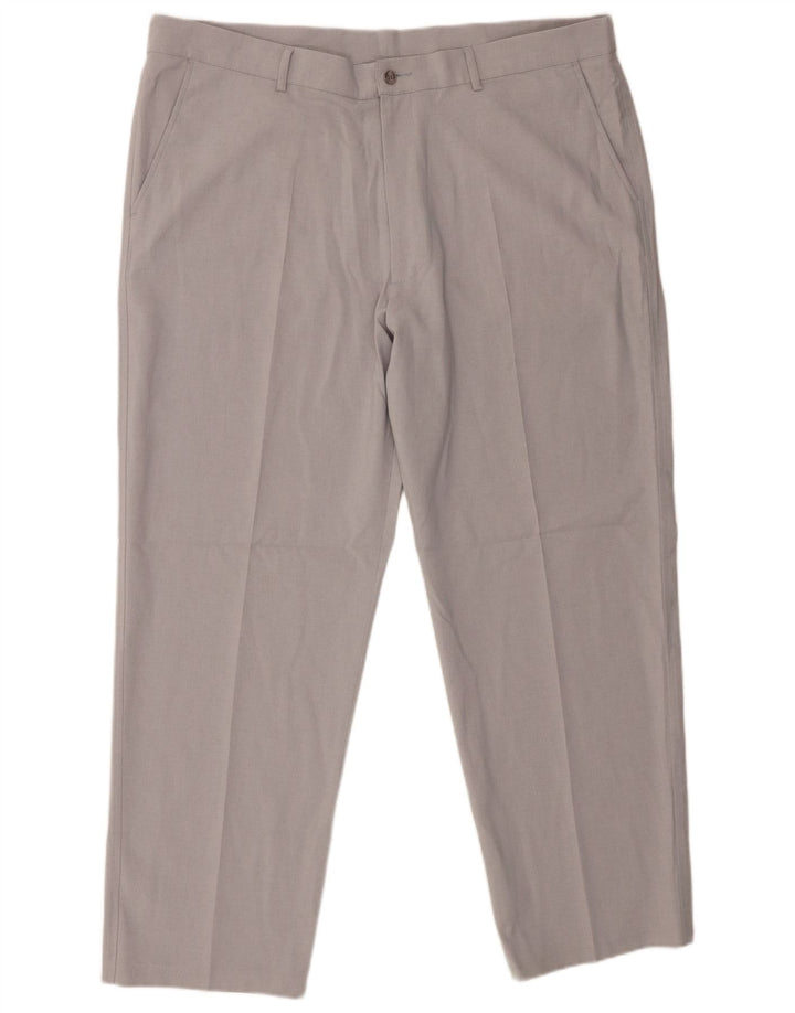 Farah Ανδρικό ίσιο παντελόνι Chino W42 L29 Γκρι Πολυεστέρας