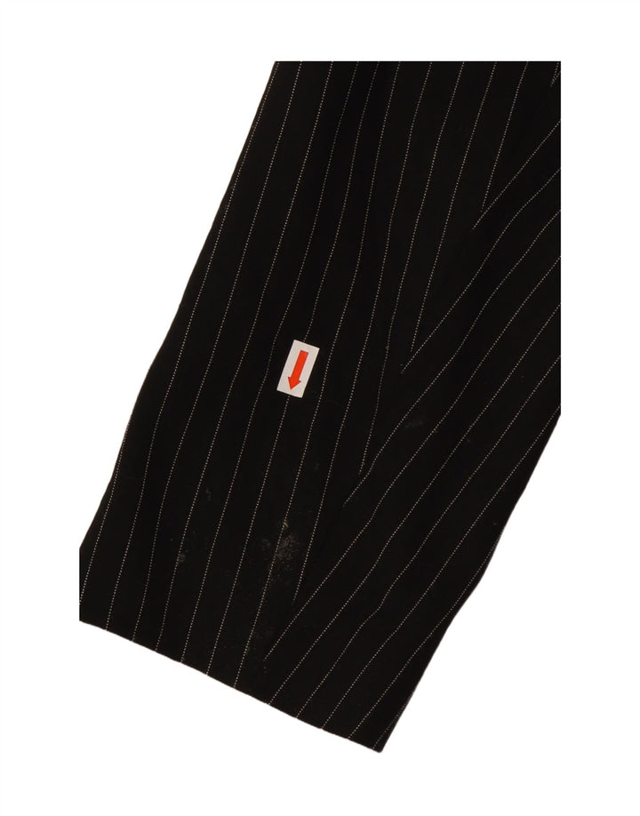 RENATO BALESTRA Γυναικείο σακάκι με 3 κουμπιά σακάκι IT 46 μεγάλο μαύρο ρίγες