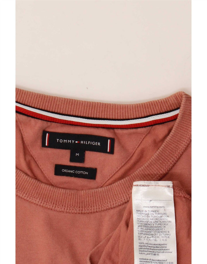 Ανδρικό T-Shirt Tommy Hilfiger Top μεσαίο καφέ βαμβακερό