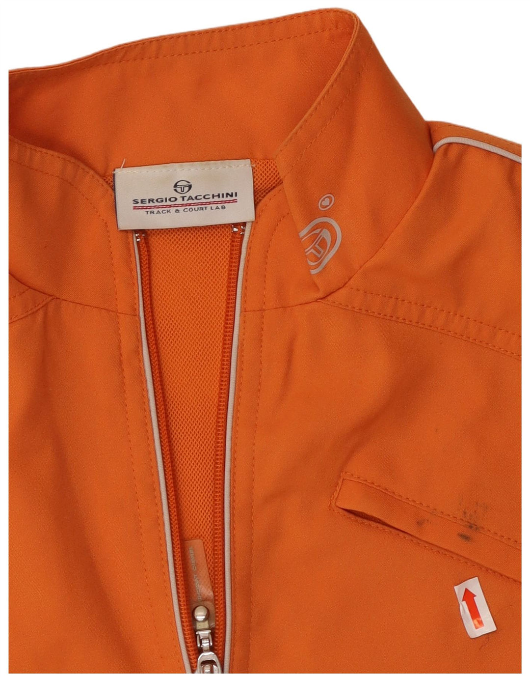 Sergio Tacchini Γυναικεία αθλητική φόρμα Top Jacket IT 44 Medium Orange Polyester