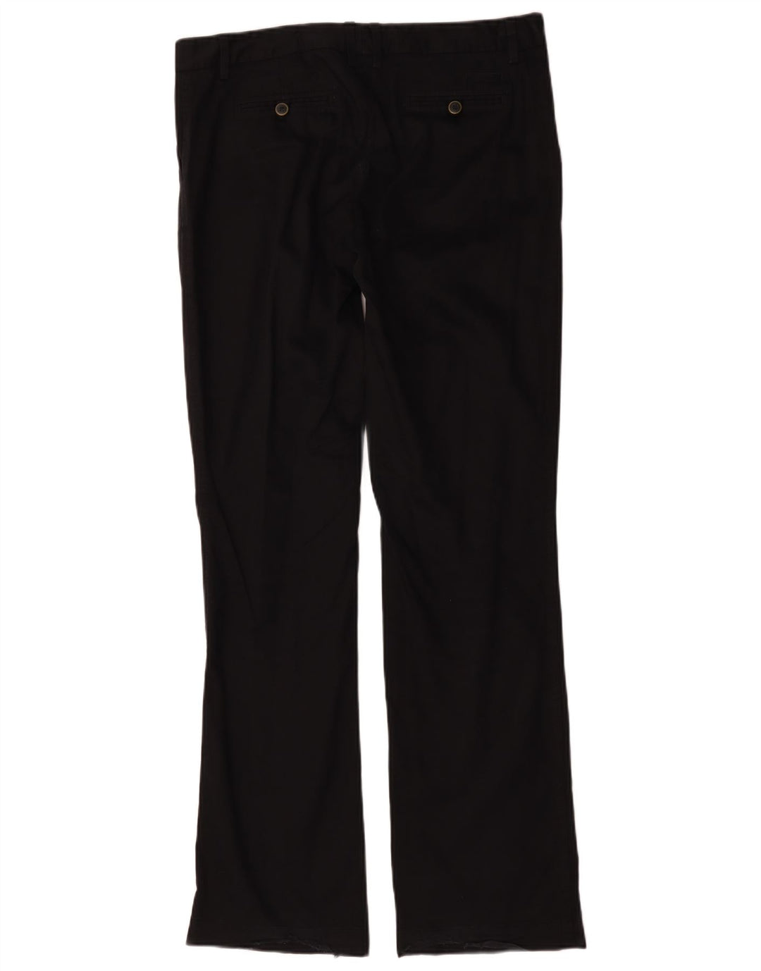 Massimo Dutti Γυναικείο παντελόνι Chino Bootcut W34 L32 Μαύρο βαμβακερό