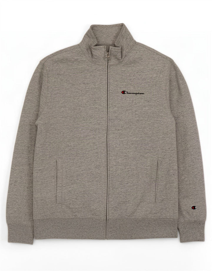 Ανδρική φόρμα Champion Top Jacket Βαμβακερό μεσαίο γκρι