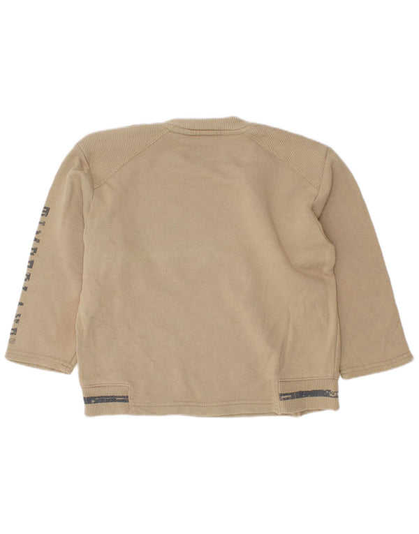 Γραφικό Φούτερ Timberland Boys Jumper 2-3 ετών Μπεζ βαμβακερό