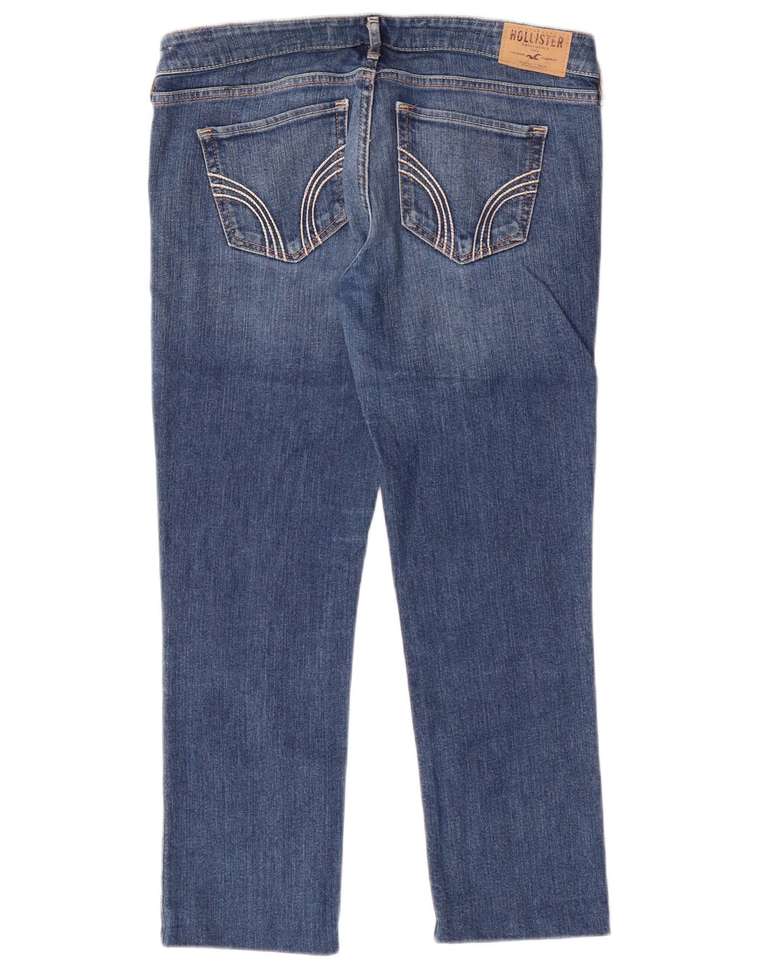 Hollister Γυναικείο Cropped Jeans US 7 Medium W28 L24 Blue