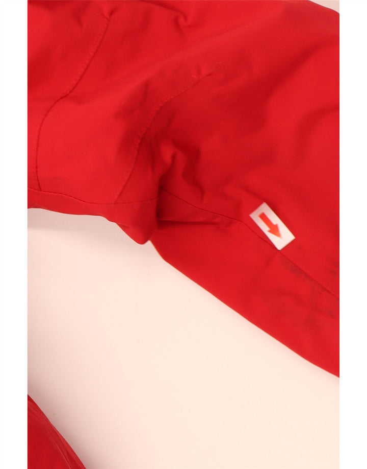 Helly Hansen γυναικείο μπουφάν με κουκούλα αντιανεμικό UK 10 Small Red Colourblock