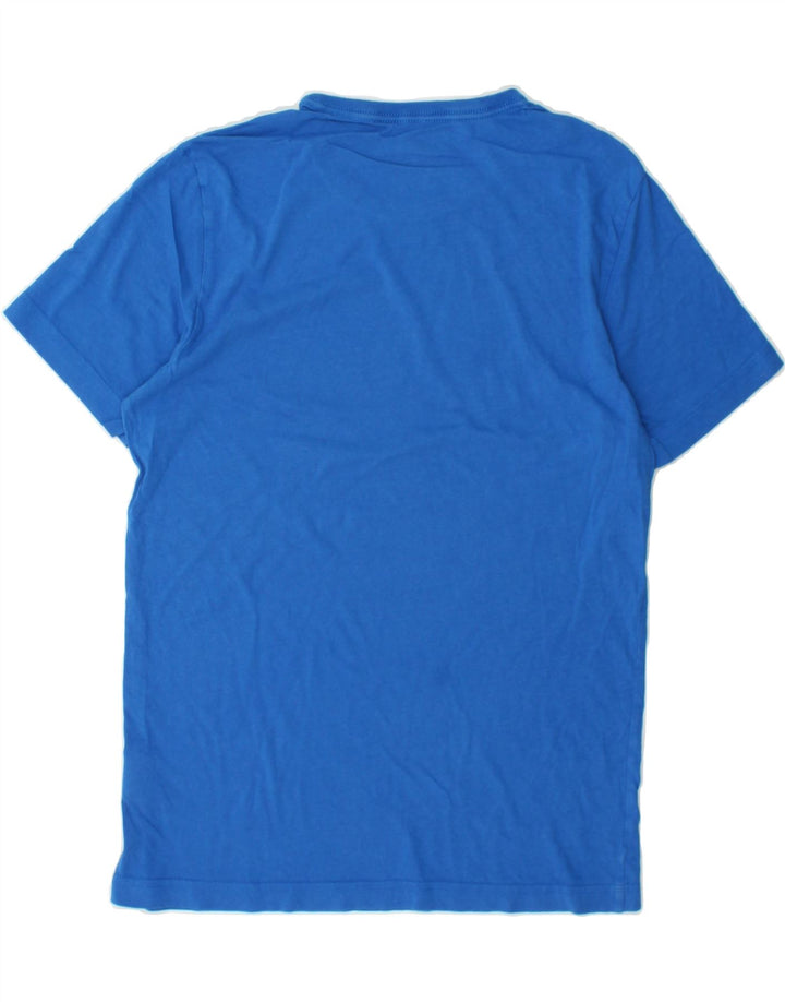 PUMA Mens Graphic T-Shirt Top Small Blue Cotton Vintage Puma and Second-Hand Puma from Messina Hembry 