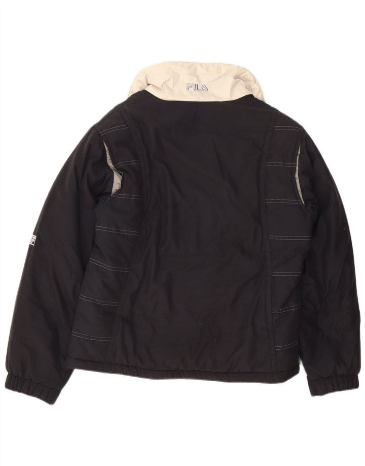 Γυναικείο μπουφάν FILA με επένδυση IT 44 Μεσαίο Μαύρο Πολυεστέρας