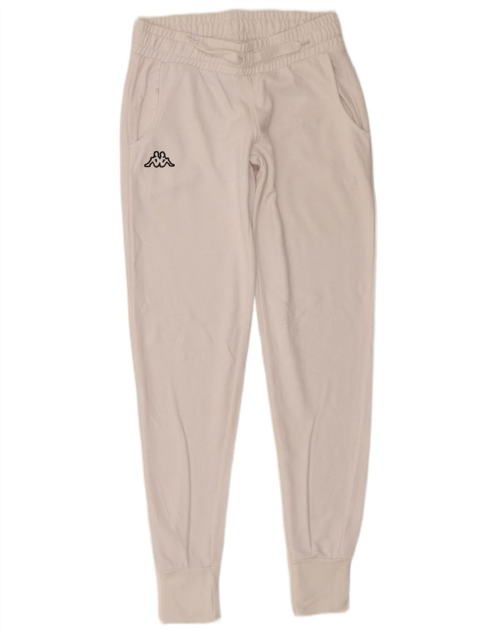 Kappa Γυναικεία φόρμα παντελόνι Joggers UK 10 Small White