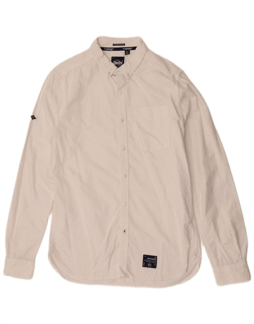 Ανδρικό πουκάμισο Superdry μεγάλο λευκό