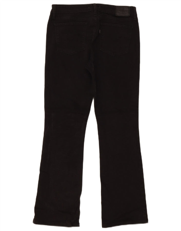Levi's Womens 715 Bootcut Jeans W29 L29 Μαύρο βαμβακερό