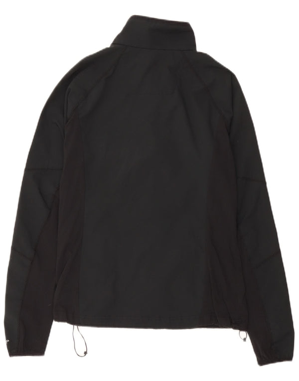Columbia Womens Omni-Shield Rain Jacket UK 12 Medium Black Polyester