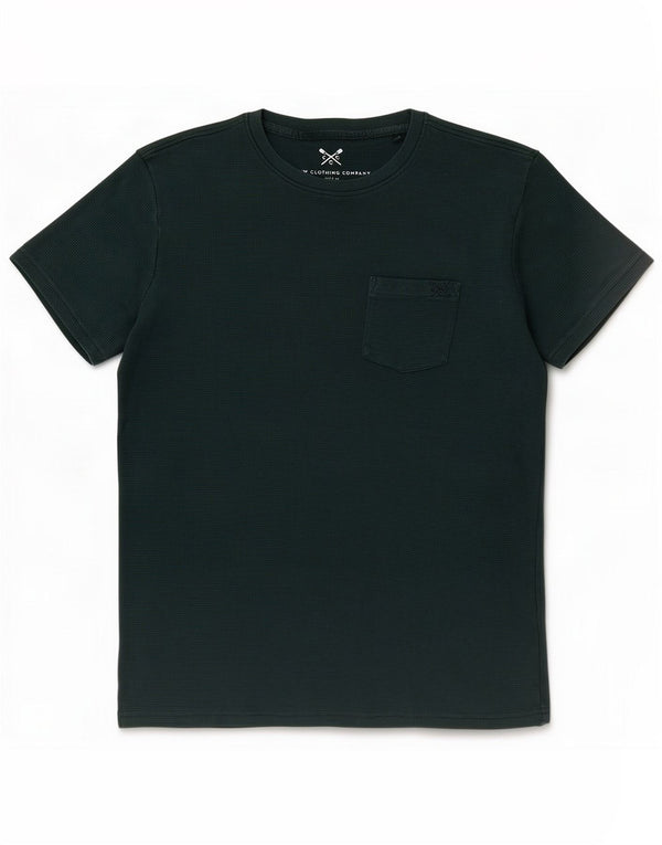 Crew Clothing Ανδρικό T-Shirt Top Medium Green Cotton