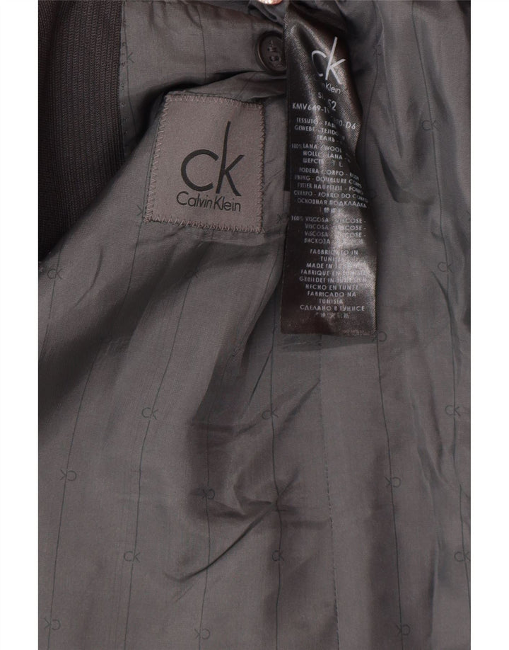 Calvin Klein Ανδρικό σακάκι 2 κουμπιών σακάκι IT 52 XL Γκρι μαλλί