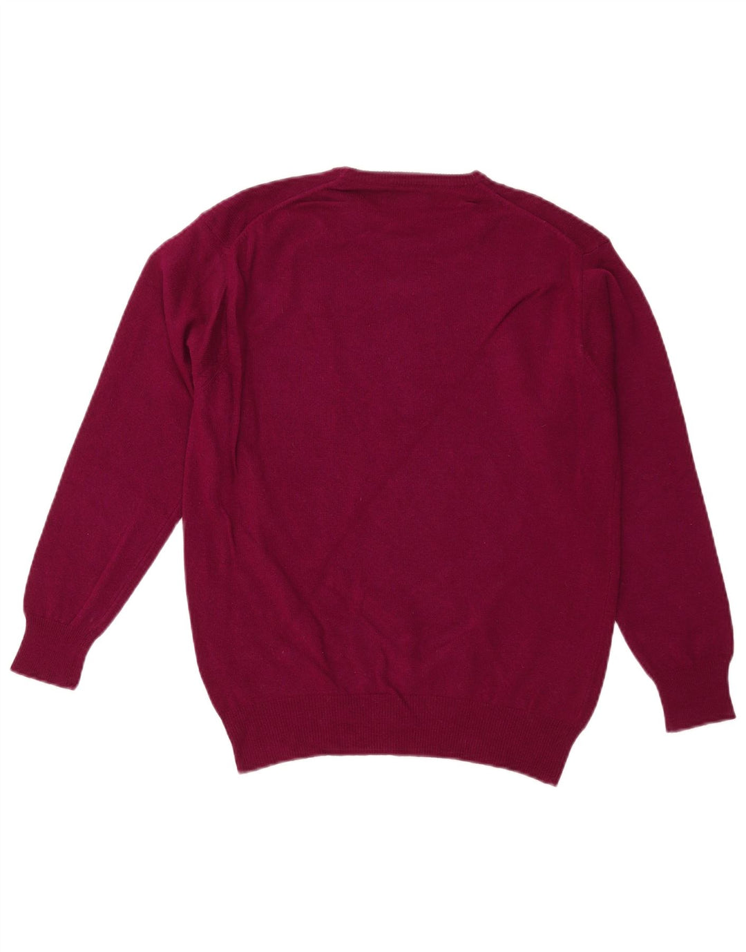 Γυναικείο πουλόβερ Benetton Crew Neck Jumper UK 18 XL Maroon Wool