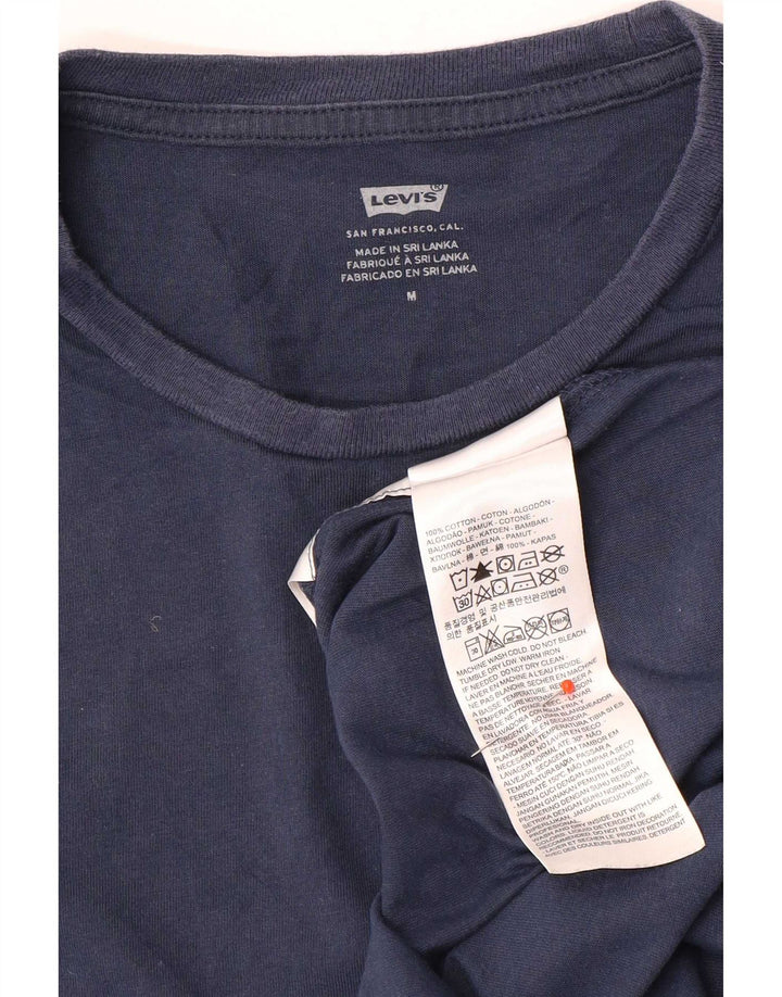 Ανδρικό γραφικό T-Shirt Levi's Top μεσαίο μπλε βαμβακερό