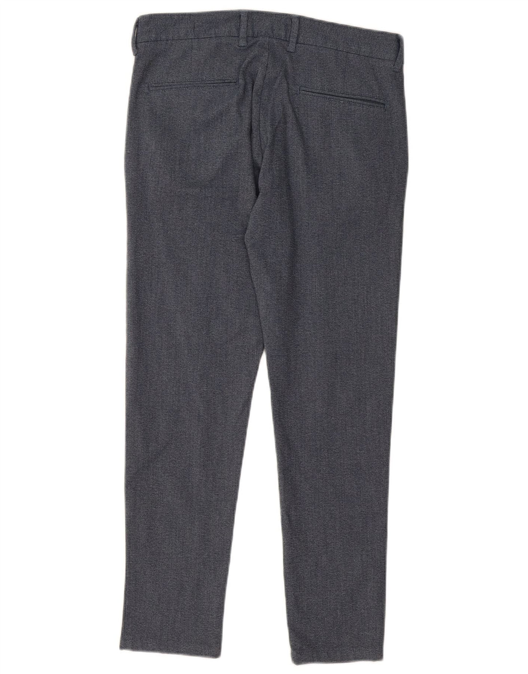 ZARA Ανδρικό Slim Suit Παντελόνι EU 38 Small W30 L28 Navy Blue Polyester