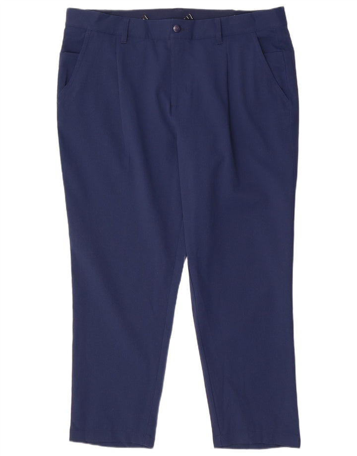 Ανδρικό παντελόνι Chino με καρφίτσες Adidas W38 L28 Navy Blue Polyester