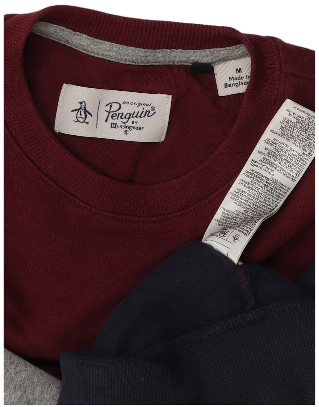 Ανδρικό φούτερ PENGUIN Jumper Μεσαίο πολύχρωμο βαμβακερό μπλοκ χρώματος