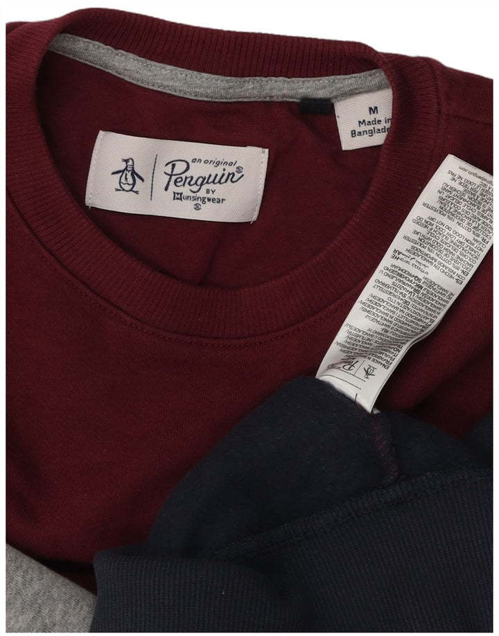 Ανδρικό φούτερ PENGUIN Jumper Μεσαίο πολύχρωμο βαμβακερό μπλοκ χρώματος