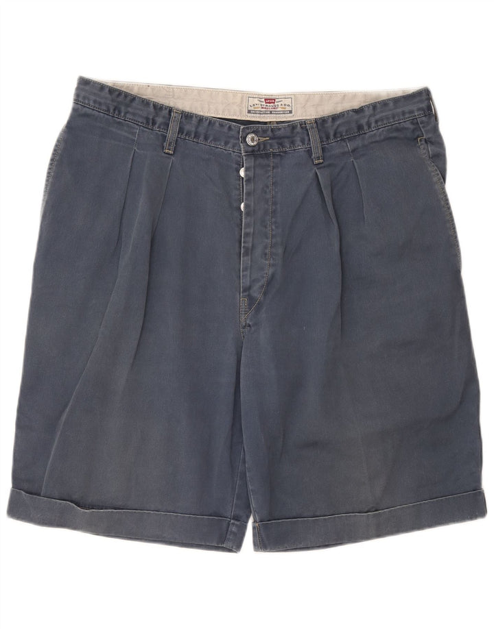 Ανδρικό σορτς Chino με καρφίτσες Levi's W40 XL, μπλε βαμβακερό