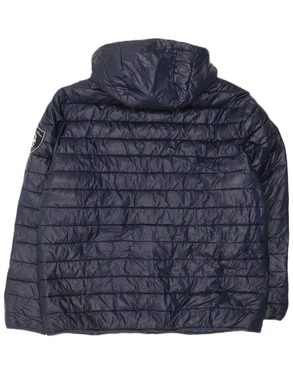 Ανδρικό μπουφάν με κουκούλα Conte of Florence UK 42 XL Navy Blue