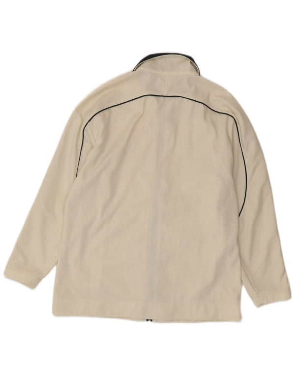 Γυναικεία φόρμα γυμναστικής Asics Top Jacket UK 16 Large White Sports