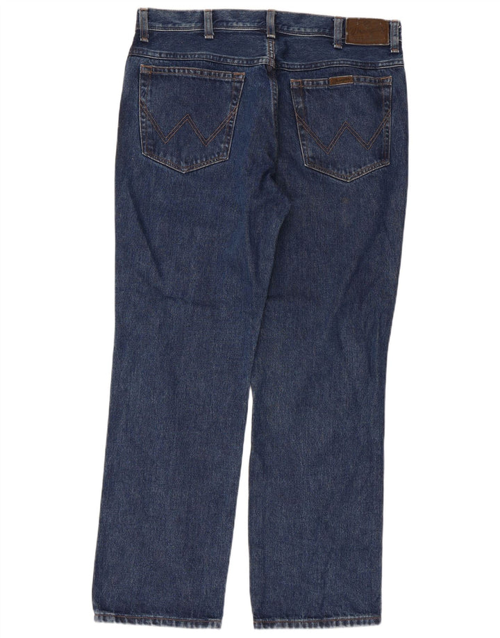 Ανδρικό τζιν WRANGLER Regular Fit ίσιο W36 L30 Μπλε βαμβακερό