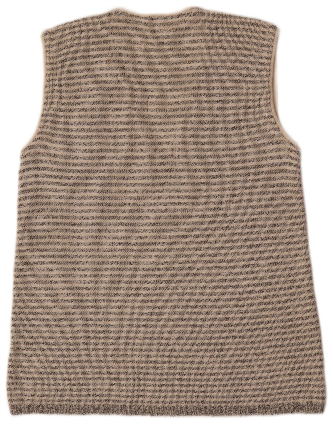 Vintage Ανδρικό Αμάνικο Ζακέτα πουλόβερ Small Grey Check