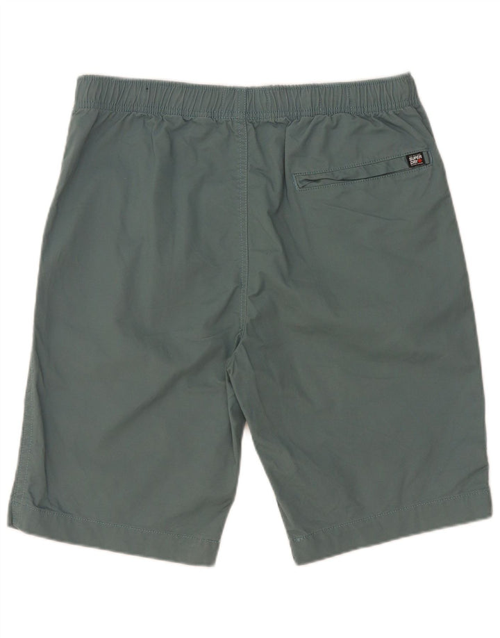 Ανδρικό σορτς Chino Superdry W32 Βαμβακερό μεσαίο πράσινο