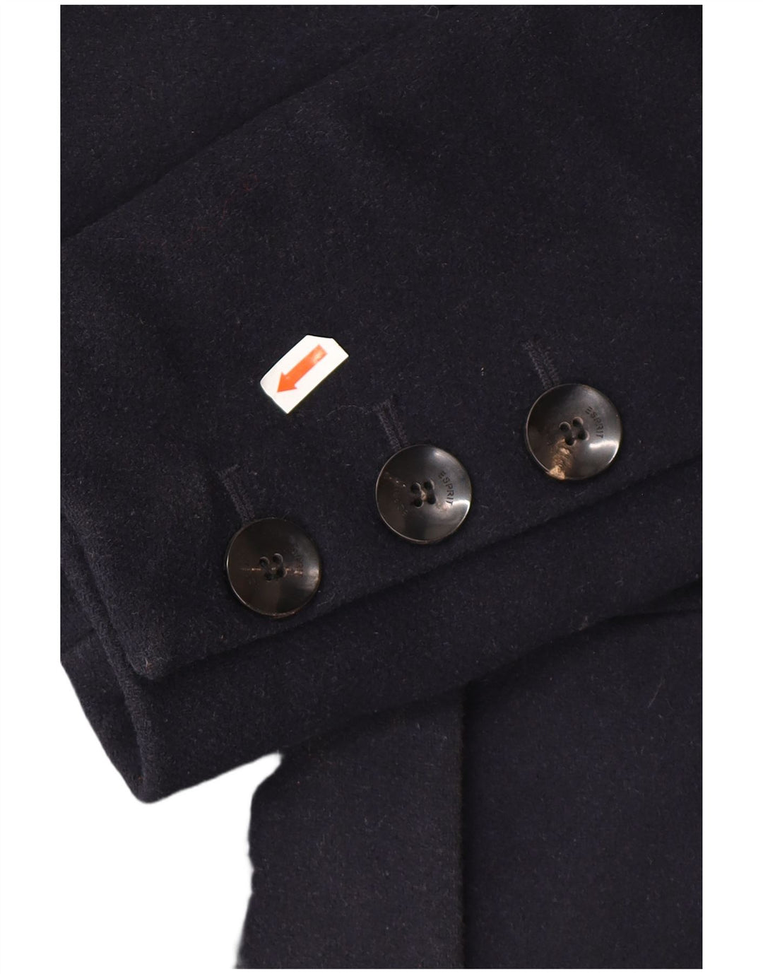Γυναικείο παλτό Esprit με κουκούλα UK 16 Large Navy Blue Polyester