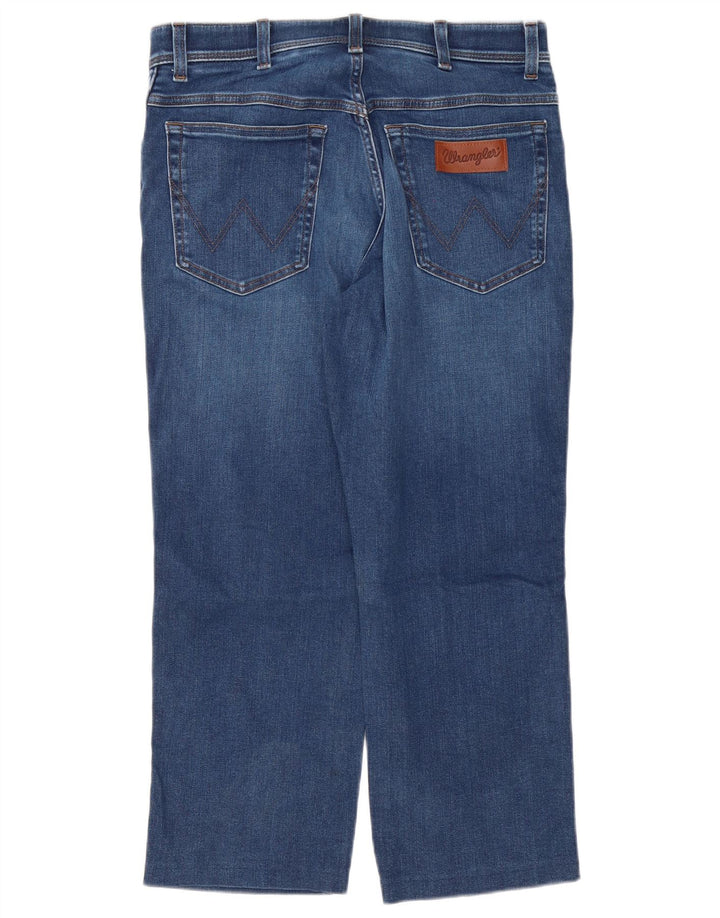 Wrangler Ανδρικό Texas Straight Jeans W34 L26 Μπλε βαμβακερό