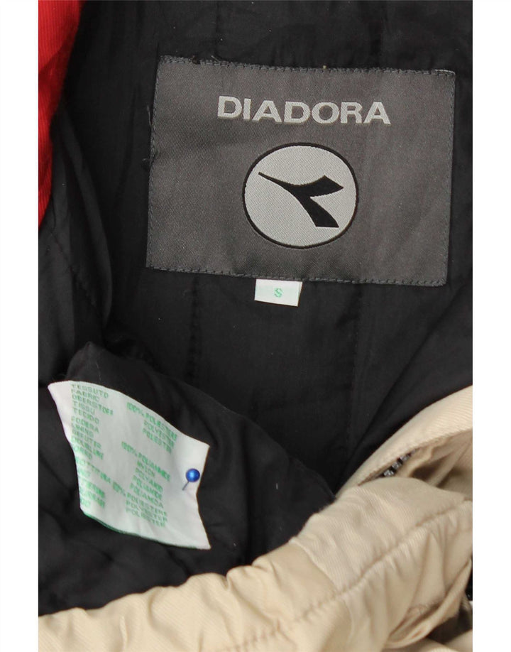 Ανδρικό γραφικό μπουφάν Diadora Ski Small White Colourblock Polyester