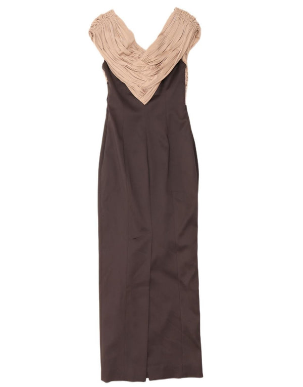 Γυναικείο μάξι αμάνικο φόρεμα Karen Millen UK 10 Small Grey Colourblock