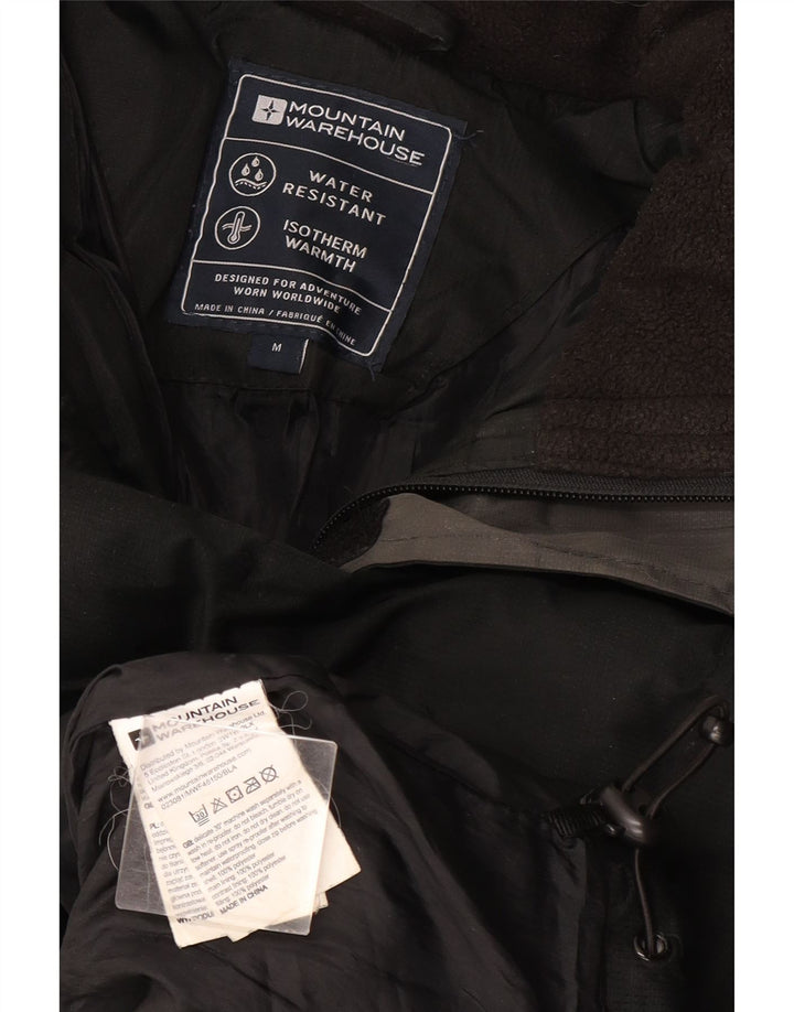 Ανδρικό μπουφάν με κουκούλα Mountain Warehouse UK 38 Medium Black Polyester