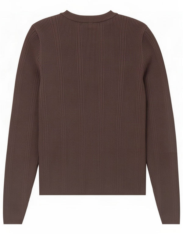 Marks & Spencer Womens Crew Neck Jumper πουλόβερ UK 12 Medium Khaki Viscose