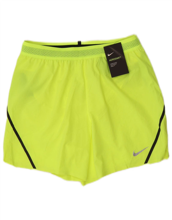 Ανδρικό αθλητικό σορτς Nike από μεσαίο κίτρινο πολυεστέρα