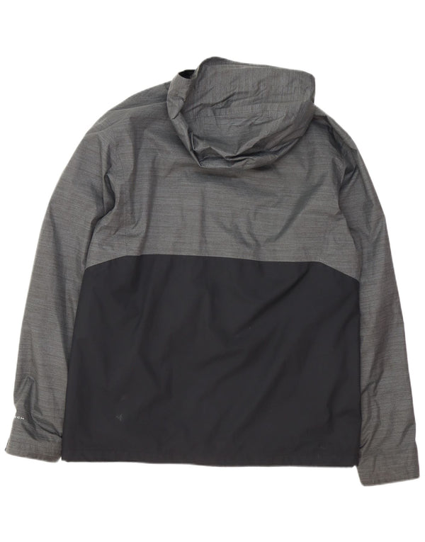 Columbia Ανδρικό μπουφάν βροχής με κουκούλα Omni-Tech UK 40 Large Grey Colourblock