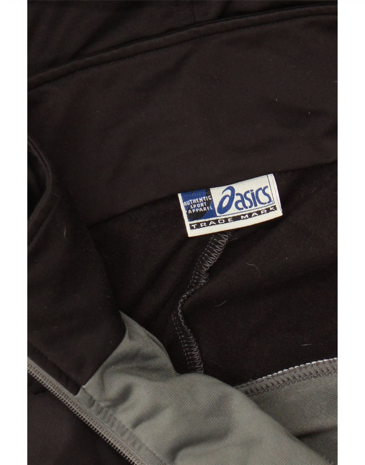 Ανδρικό πουλόβερ με κουκούλα με φερμουάρ ASICS XL γκρι Colourblock