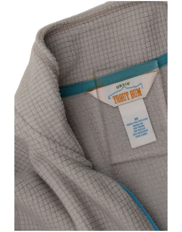 Ανδρικό φερμουάρ ORVIS Fleece Jumper με μεσαίο γκρι πολυεστέρα