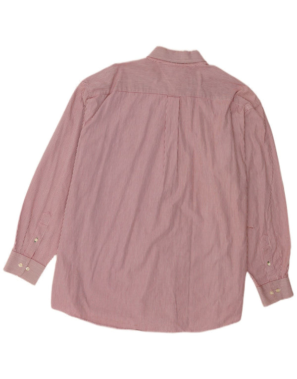 Ανδρικό πουκάμισο Tommy Hilfiger, μέγεθος 17 XL, βαμβακερό ροζ ρίγες