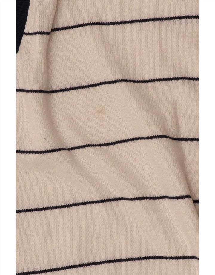 Vintage ανδρικό γιλέκο Tank Top Μεγάλο Λευκό Ριγέ