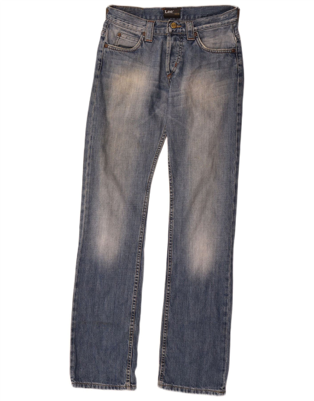Lee Mens Knox Straight Jeans W29 L34 Μπλε βαμβακερό