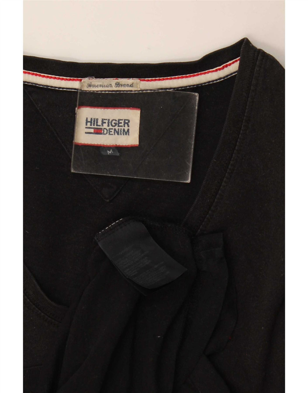 Ανδρικό T-Shirt Tommy Hilfiger Top Μεσαίο μαύρο βαμβακερό