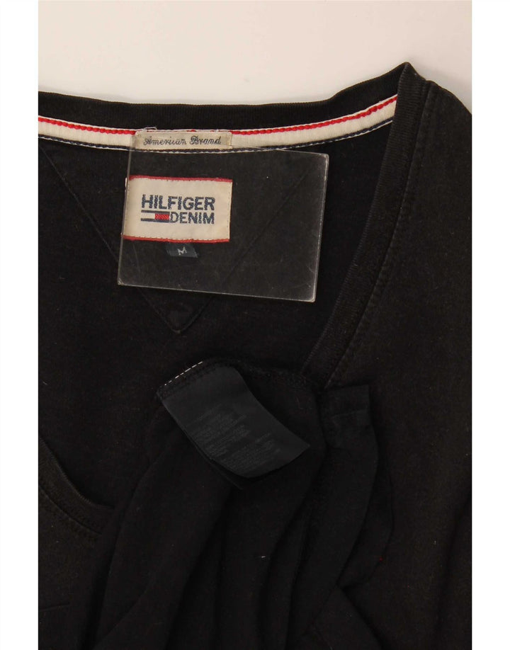 Ανδρικό T-Shirt Tommy Hilfiger Top Μεσαίο μαύρο βαμβακερό