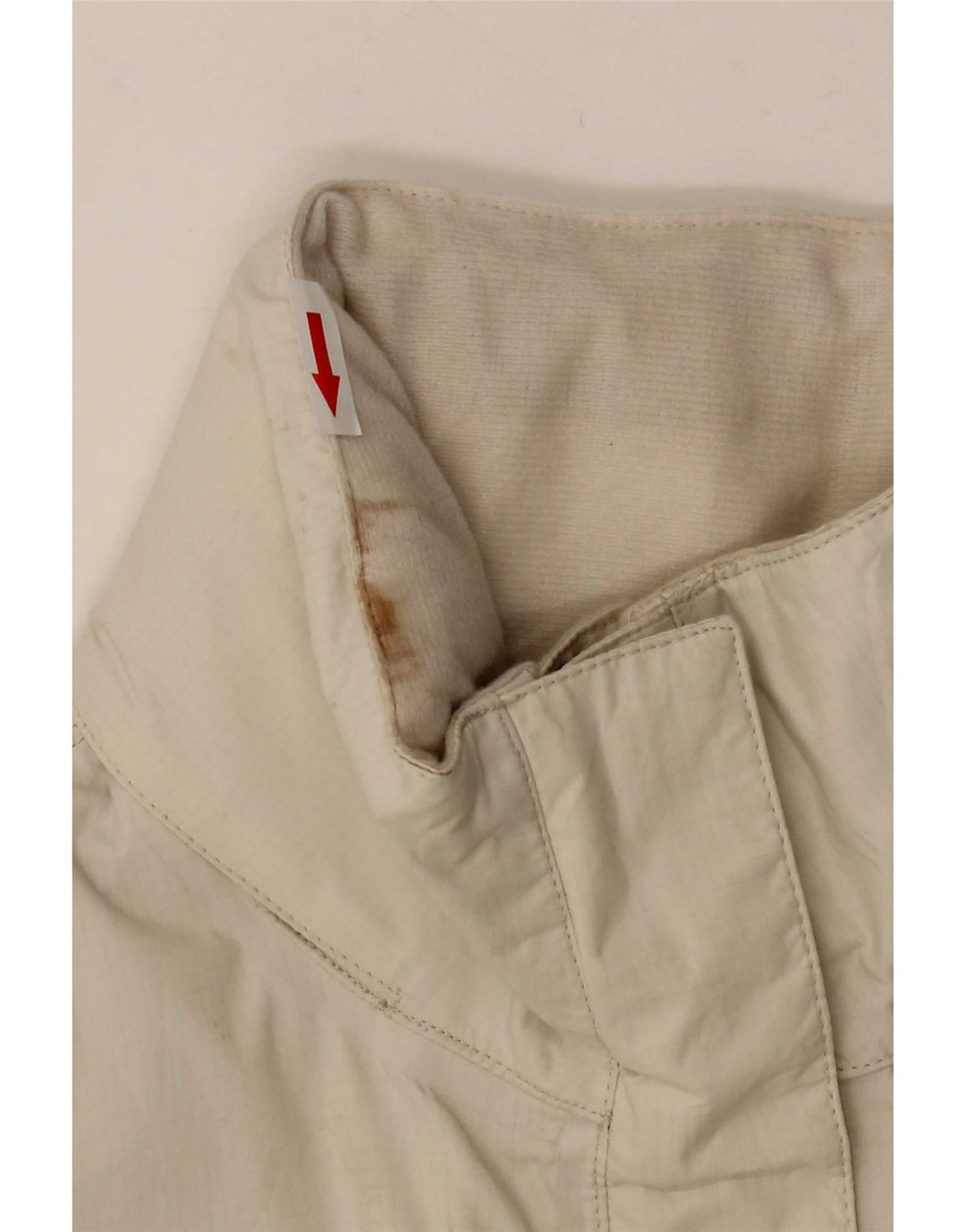 The North Face γυναικείο μπουφάν βροχής με κουκούλα UK 14 Medium White Nylon