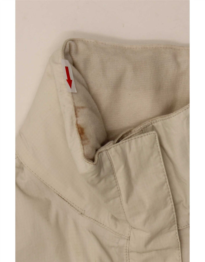 The North Face γυναικείο μπουφάν βροχής με κουκούλα UK 14 Medium White Nylon