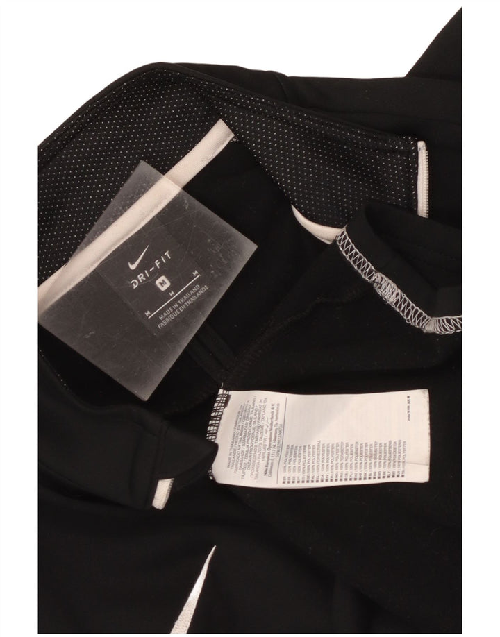 Ανδρική φόρμα Nike Dri Fit με φερμουάρ πουλόβερ στο επάνω μέρος, μεσαίο μαύρο χρώμα
